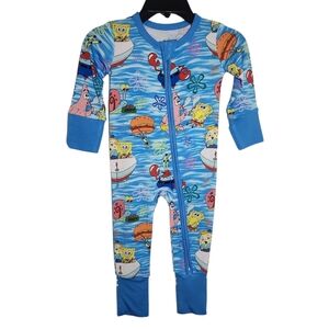 Little Peanut Bamboo Spongebob Zippy - 0/3m - NWT